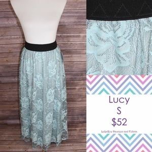 LuLaRoe S Lucy Floor Length Skirt NWT